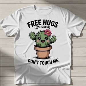 🌵 Sassy Cactus: "Don't Touch Me" Tee